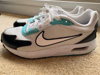 Nike Air Max ,  White Teal Air Mesh Sneakers Mens size 10
