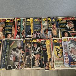Vintage Lucha Libre Mexico Magazines Collection Lot