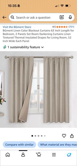 Blackout Curtains & Rods