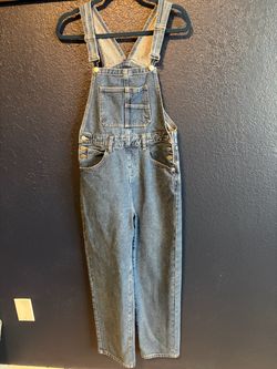 Light Wash Denim Bib Overalls