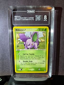 Nidoran 2004 Ruby & Sapphire EX Firered & Leafgreen #71 - TAG 8