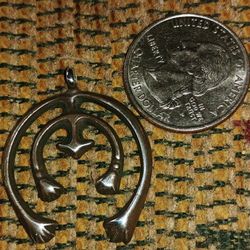 Navajo Sterling Silver Double Naja 