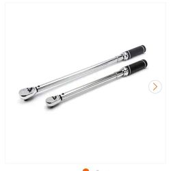 Husky 3/8 in. and 1/2 in. Drive Torque Wrench Set (2-Piece).