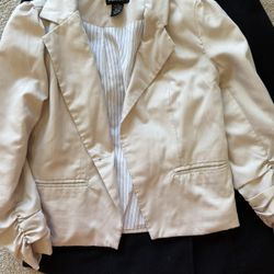 Cream Blazer 