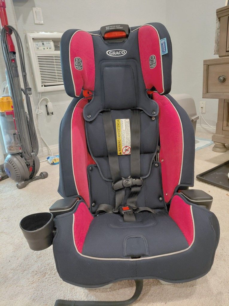 Graco Car Seat Pink N Navy Blue