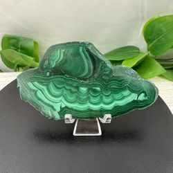 Rare Crystal Malachite Slab 