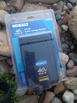 Kobalt 40v max lithium 2.0Ah