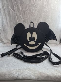 Disney Mickey Mouse Vampire Bat Convertible Backpack / Crossbody