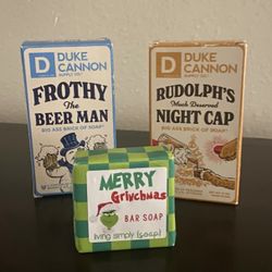 Duke Cannon Novelty Holiday | Christmas Soap Set | Bundle