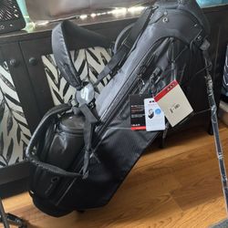 Big Max Golf Bag - Black Cloud Summit Stand Strap Water 