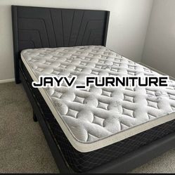 New Queen Bed Frame With Mattress