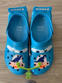 CROCS Disney Pixar Cars Lightning McQueen Dinoco Size 10 men’s