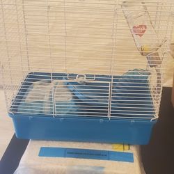 Hamster/Rat/Mouse Cage + Bedding+ Food