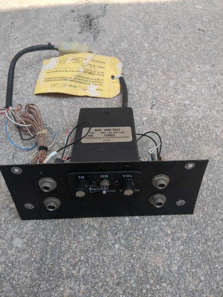 Sigtronics 4 Place Aviation Intercom