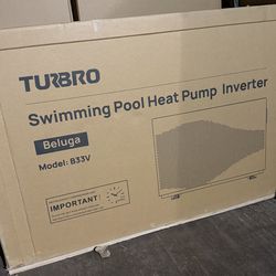 NEW TURBRO Swimming Pool Water  Heater WiFi Electric Heat Pump