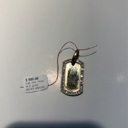10k Dog Tag 9.2 Grams 