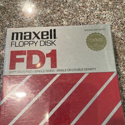 Maxell FD1 8” Floppy Disks. New sealed box!!