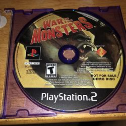 PS2 Game War Of The Monsters 👹 