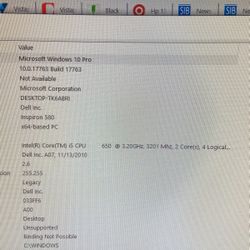 Dell Inspiron 580 Desktop 
