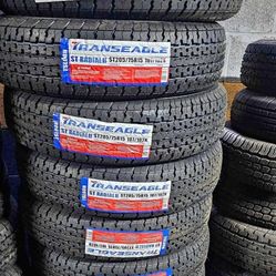 ST 205/75/15 New Trailer Tires Set 6 Ply