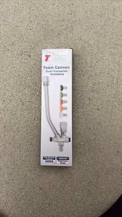 Foam cannon dual connector