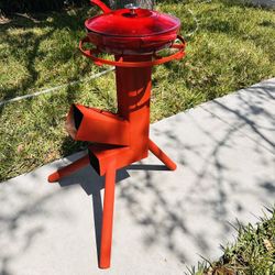 Rocket Stove, And Enameled Cast Iron 2-Piece Set