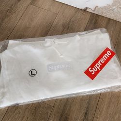 Supreme Box Logo Size Large White