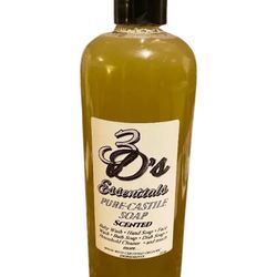 3D’s Essentials Pure-Liquid Castile Soap-Scented 16 oz.