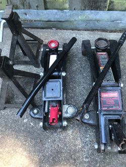 Car jack 2 and 2 jack stands