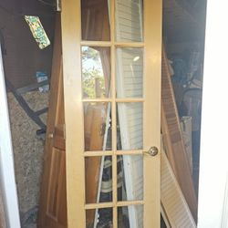 Price Is Firm. 24x80 Real Wood 15 Light Door Slab