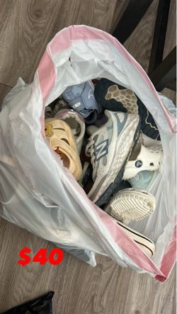 Bag of kids shoes