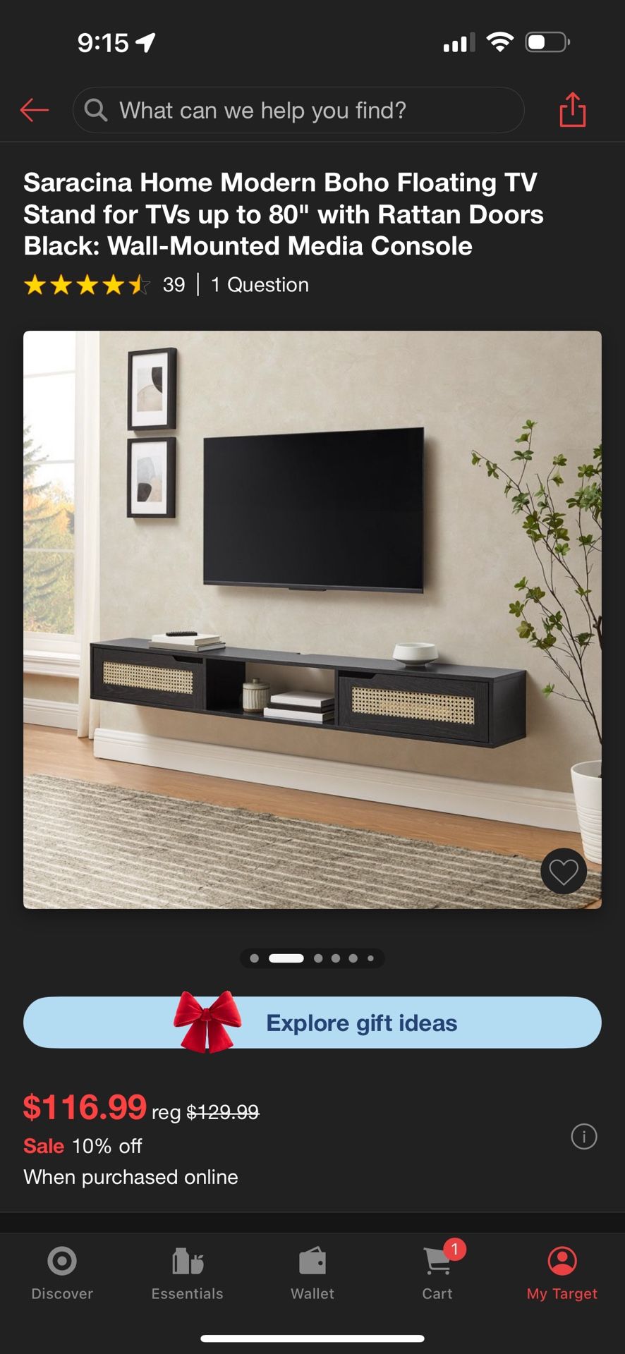 Console table