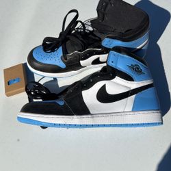 Men’s Size 12.5 Jordan 1 - UNC toe