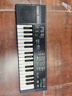Vintagew Casio SK-1 Sampling Keyboard w/ Original Box & Manual – Tested & Working – Made in Japan