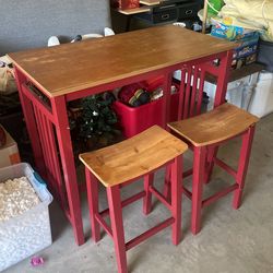 Table With Stools