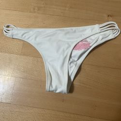 Used Xsmall Victoria’s Secret White Bikini Bottoms