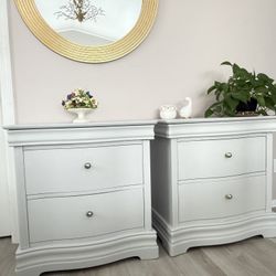 Wonderful 2 Wooden Night Stands.  Solid. 