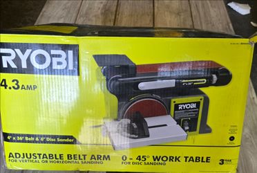 RYOBI Corded 4 in x 36 in. Belt and 6 in. Disc Sander