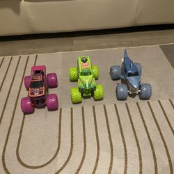 3 MONSTER JAM TRUCKS ($18 For All 3)
