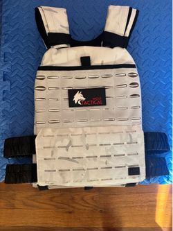 Wolf Tactical Weighted Vest + 39.5 lb Curved Plates + MOLLE Backpack
