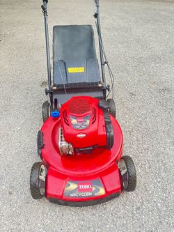 Toro lawnmower start at first pull self propelled just been tuned up
