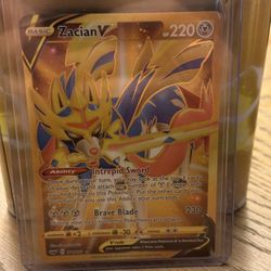 Zacian V - 211/202 - Pokemon Sword & Shield Base Set Secret Rare Card 