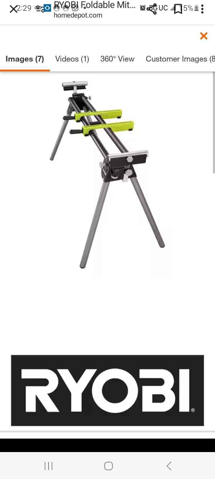 Ryobi Universal Miter Saw QUICKSTAND