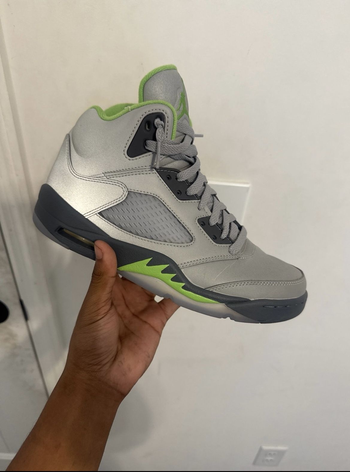 jordan 5 green beans used
