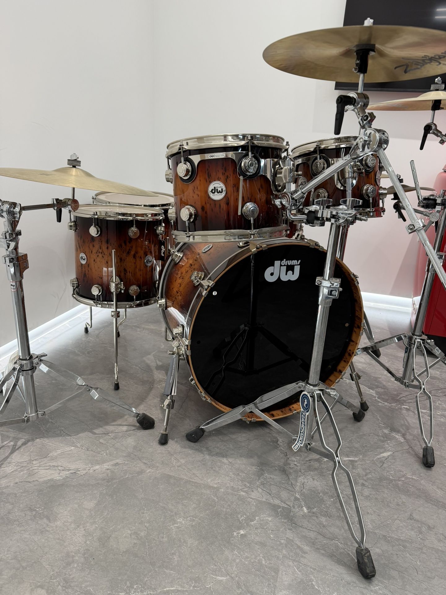 DW Collectors Exotic Drum Set Zildjiam K DW9000 Like New Used Kit Mint