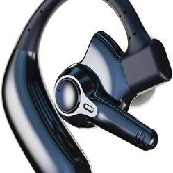 Dual-Mic AI Noise Cancelling Bluetooth Headset for Cell Phones,