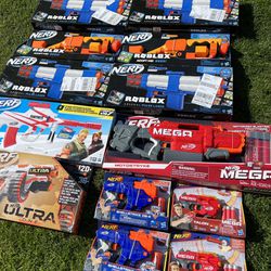 NERF GUN LOT HUGE SEALED NEW IN BOX DEAL NERF WAR BIRTHDAY PARTY COLLECTION 