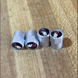BMW M Power Logo Tire Valve Caps
