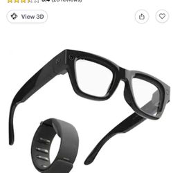 Meta Ray bands Displays. Shiny Black Large Frame And Size 3 Band.