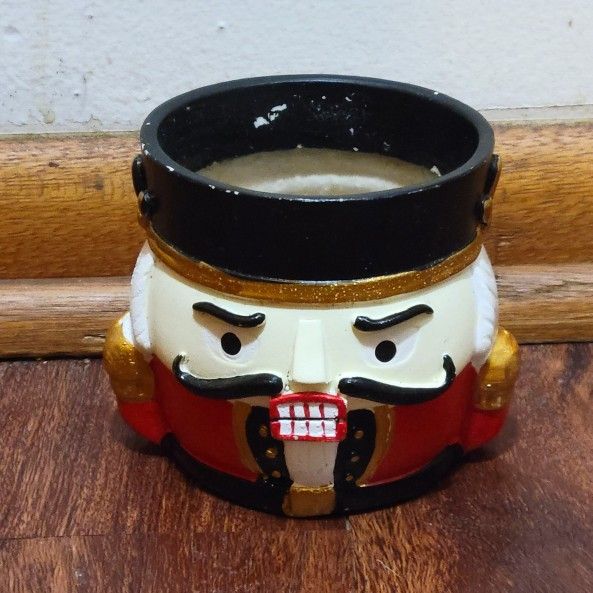 Christmas Decorations - Ceramic Nutcracker Decorative Plant Pot